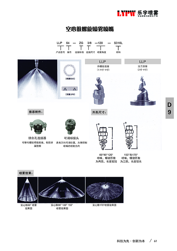 螺旋喷嘴法兰连接(图2)